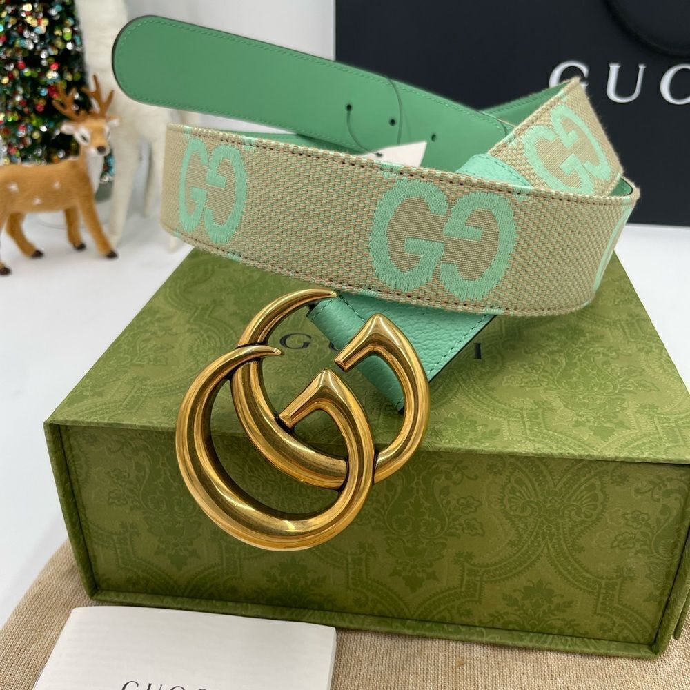 Women’s Gucci GG Supreme, Marmont, leather belt 95 cm/38 inches made in Italy - Picture 2 of 8